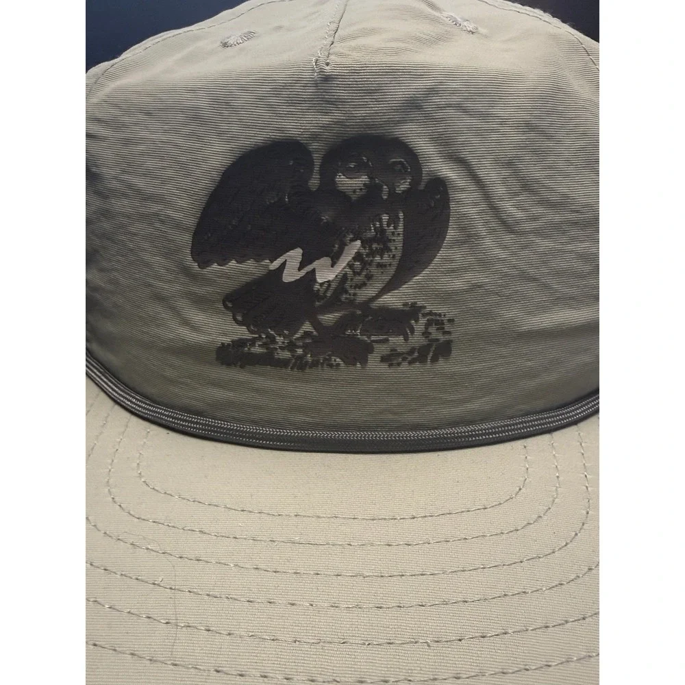 WillBo Owl Rope Hat Mens OSFM Sage Green Nylon Performance Snapback Cap
